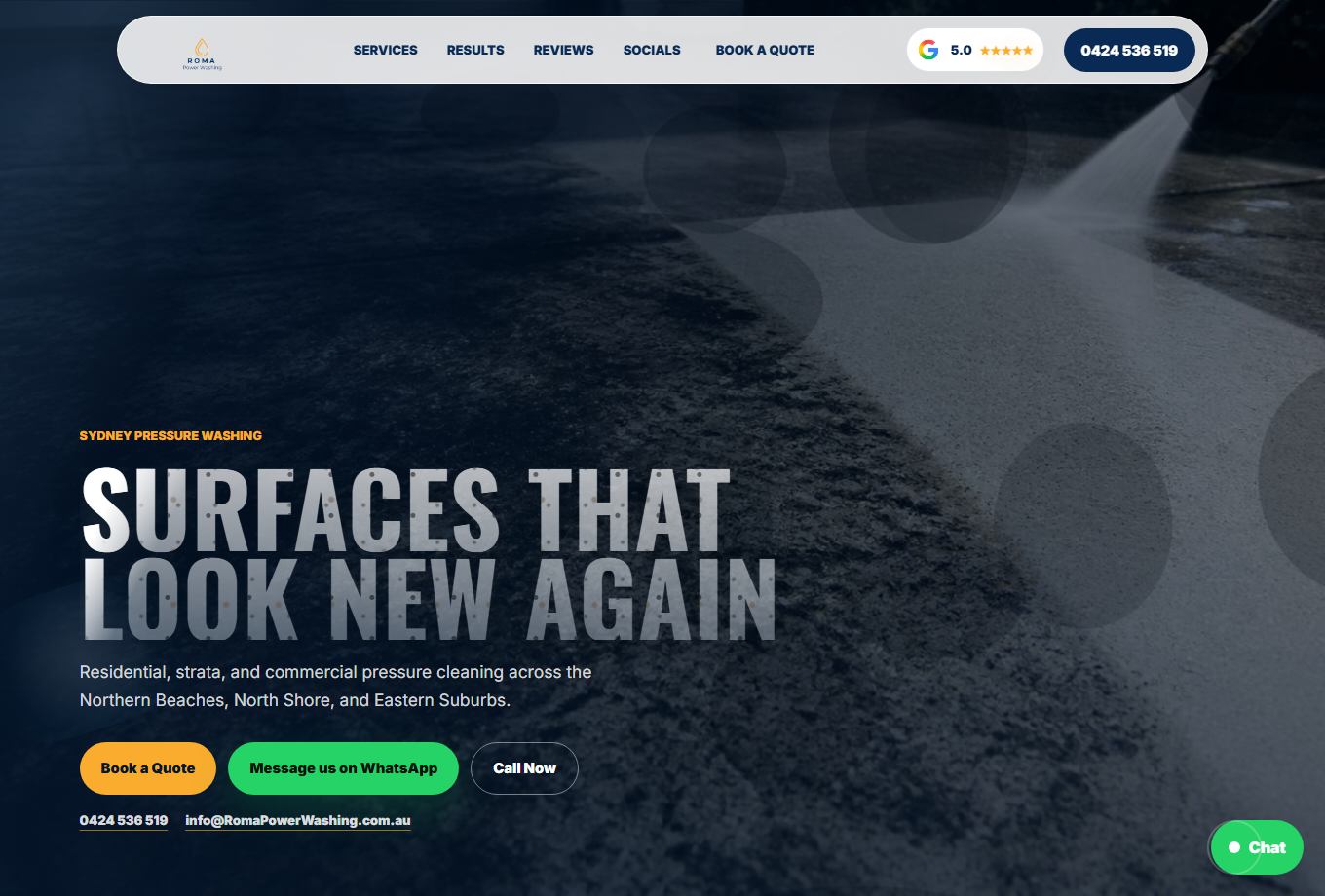 automation demo website preview